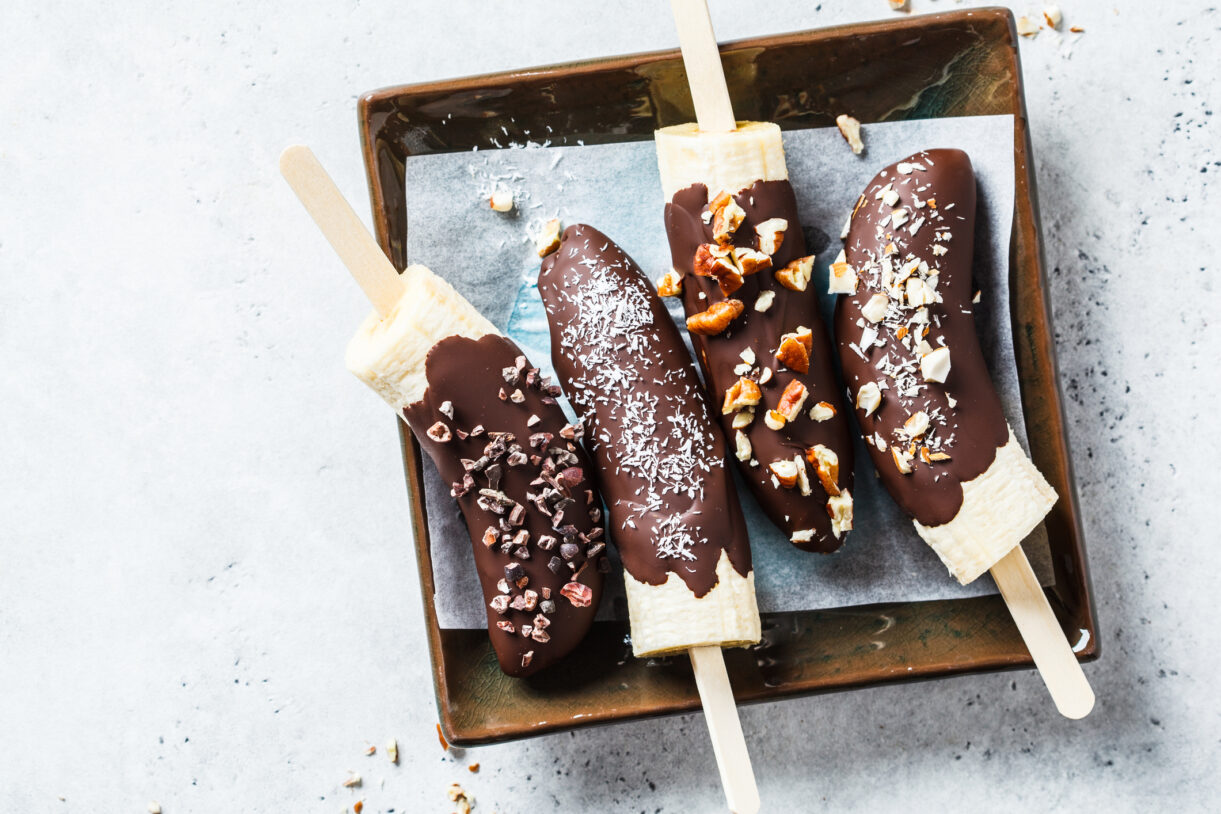 Čokoladni banana pops