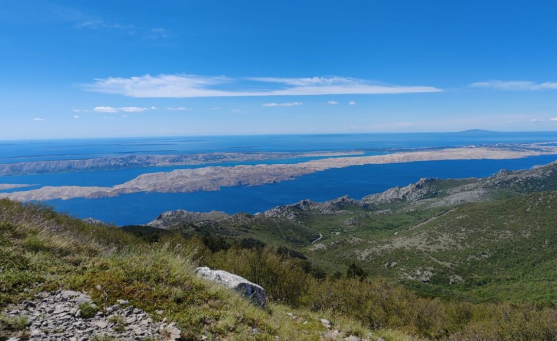 planinarska staza karlobag baške oštarije