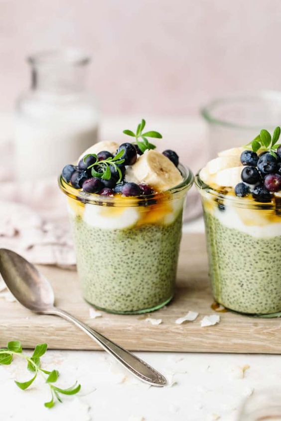 matcha chia puding ljepota i zdravlje