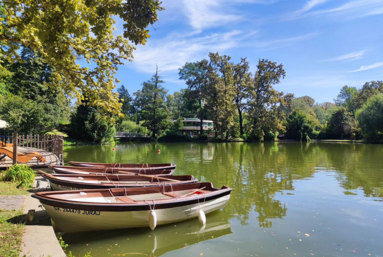 Park Maksimir vožnja čamcem