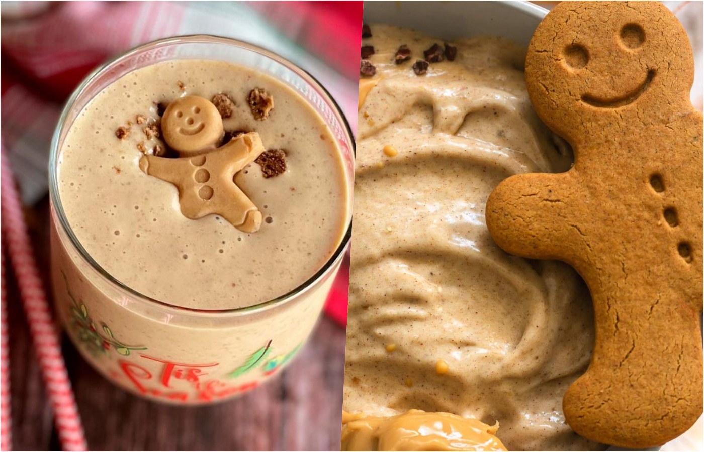 gingerbread smoothie proteinski smoothie ljepota i zdravlje